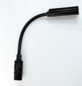X Series 18 inch 2.40 watt Black Gooseneck Task Light Portable Light